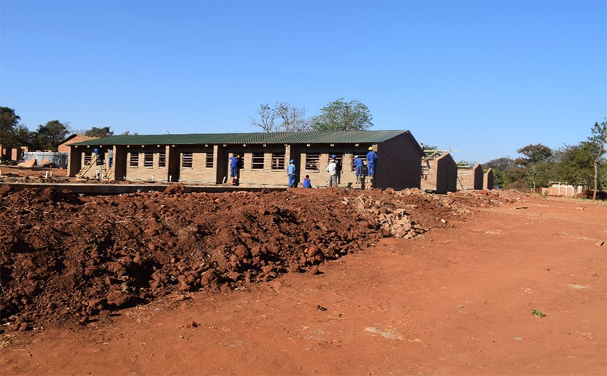 New structures at Ngowe CDSS being constructed under ISEM Programme